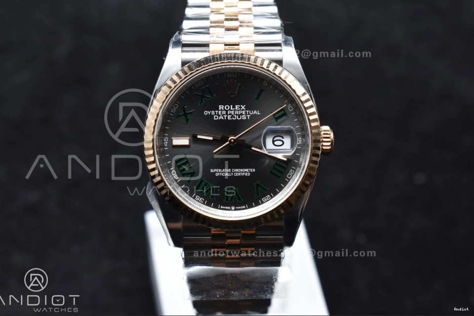 Steel Marker 36 Gray on 567 1:1 904L Jubilee VR Best Edition Roman Green RG Premium DIal Clean 126231 DateJust SS Bracelet 0727